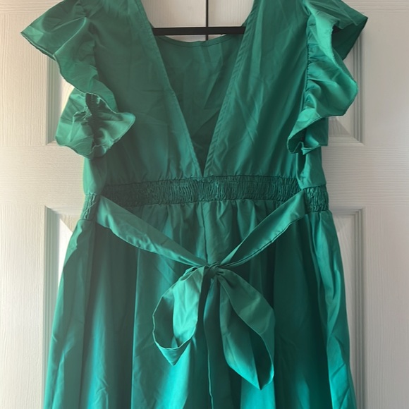 SHEIN Butterly Sleeve Tieback Dress - Picture 6 of 7